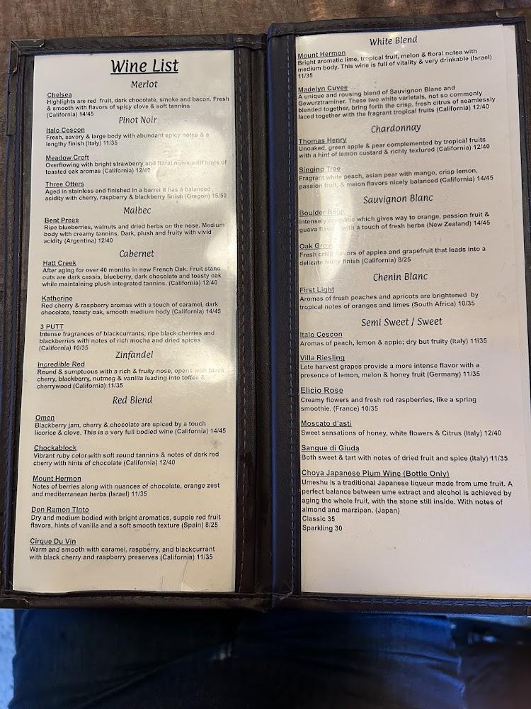 The Tangled Tumbleweed Menu image 4