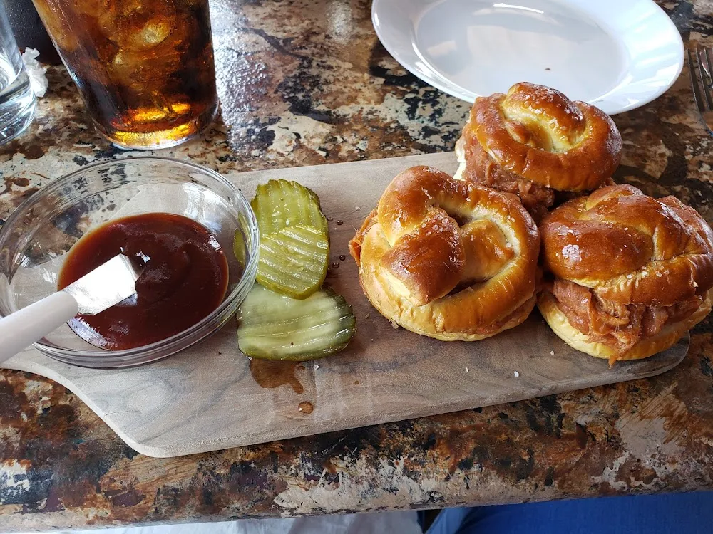 Pulled Pork Sliders with Homemade Pickles